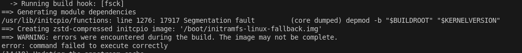 segfault